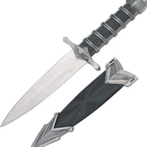 Medieval Knight Double Edge Stainless Steel Dagger W/ Scabbard