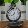 Unisex Quartz Bronze Double Sided Pocket Watch - Image 3